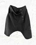 Asym Drop Crotch Shorts